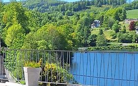 Seeblick-Ferienwohnung Agger-Blick 2 mit traumhafter Terrasse, kostenlosen E-Bikes, Sauna&Kajak